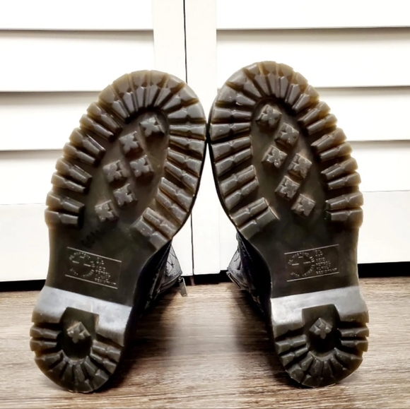 💥SOLD Dr Martens Jagger Quad Black Platform Boots Womens 6 EUC - Picture 12 of 13